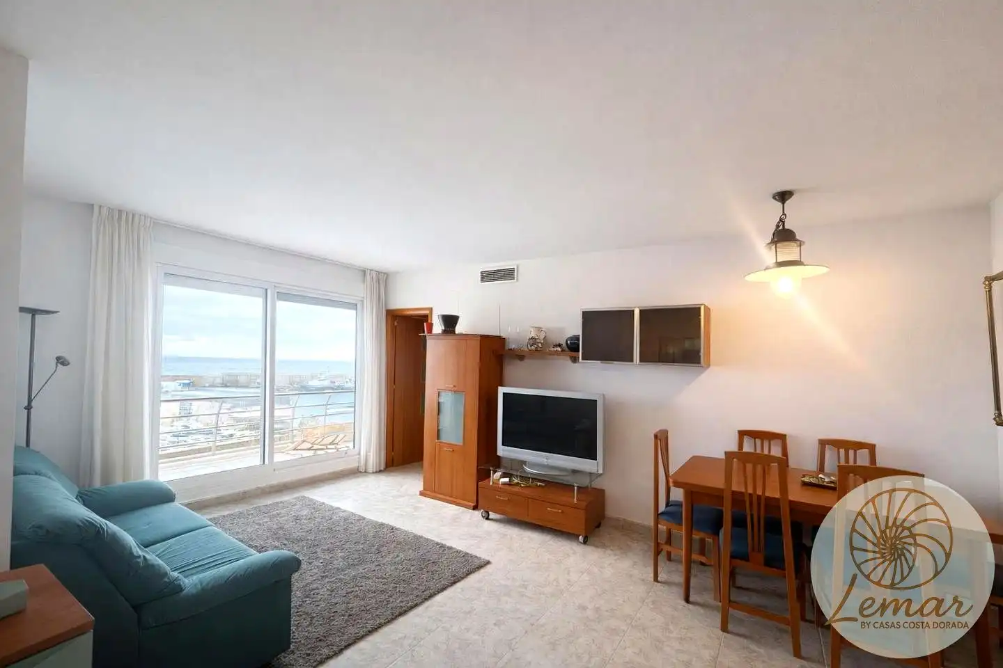 Living room of Flat for sale in L'Ametlla de Mar   with Air Conditioner and Furnished