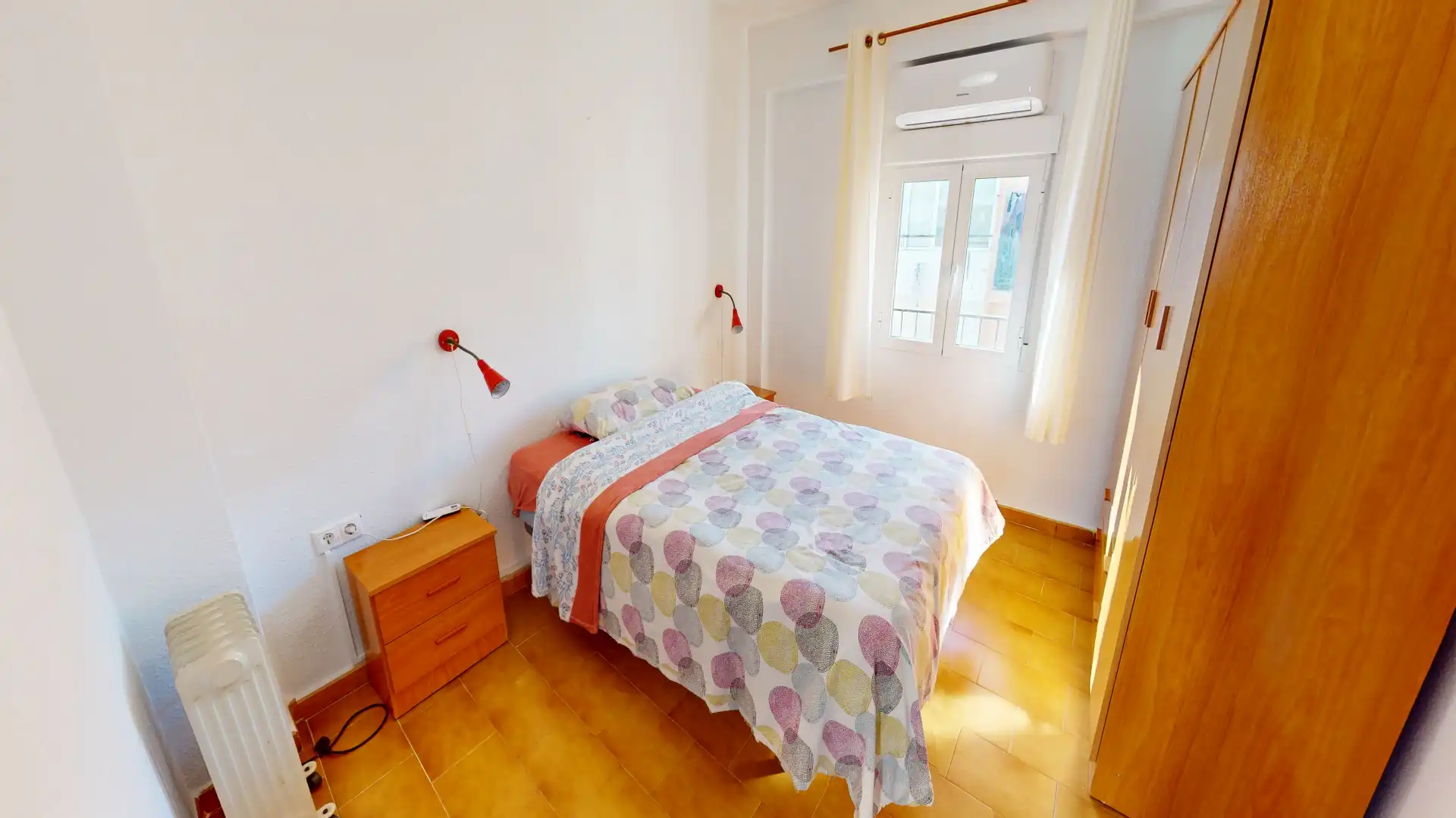 Bedroom of Flat for sale in Alicante / Alacant  with Air Conditioner and Furnished