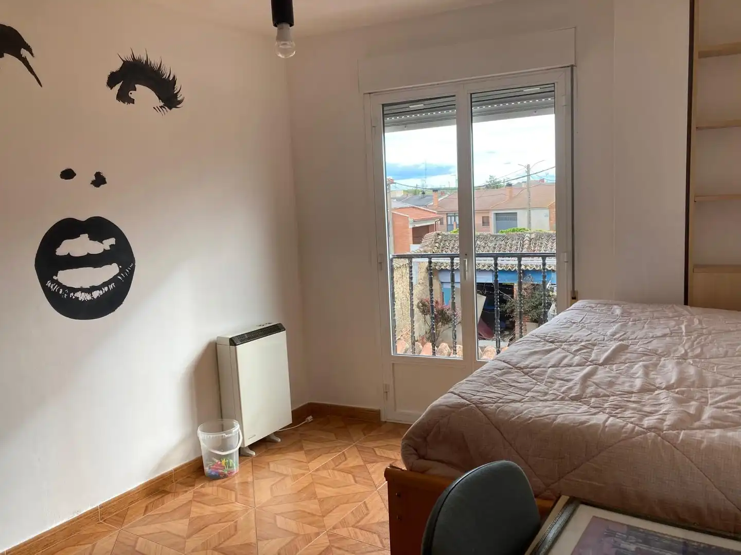Bedroom of Flat for sale in Matapozuelos  with Heating, Parquet flooring and Terrace