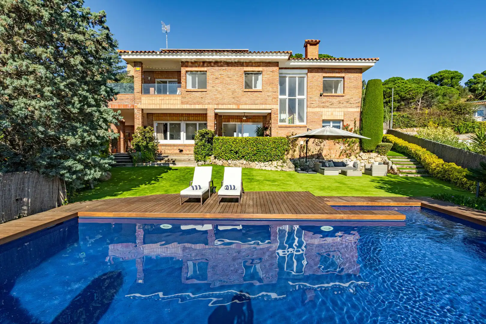 Garten von Haus oder Chalet zur Miete in Sant Vicenç de Montalt mit Heizung und Terrasse