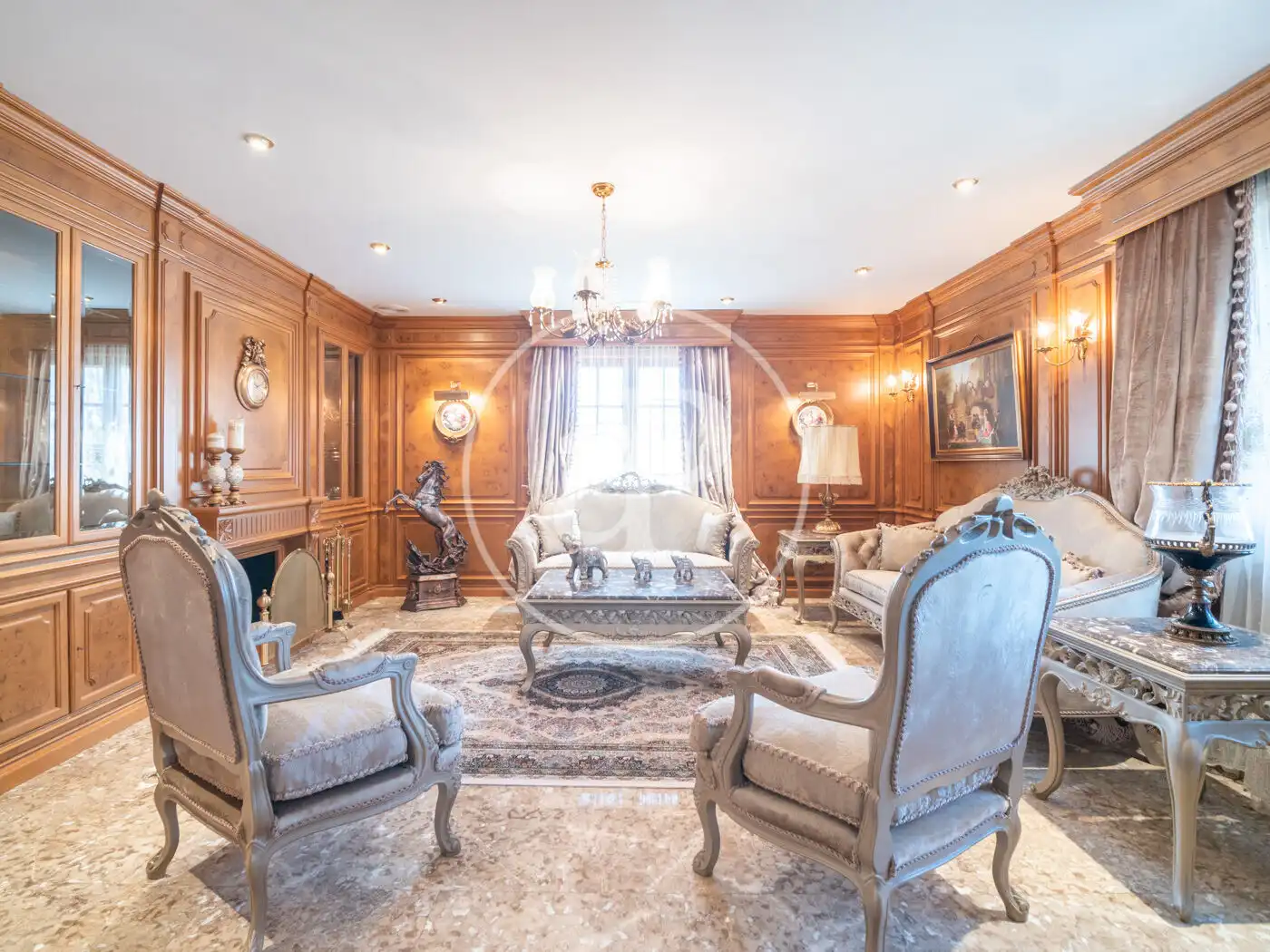 Sala de estar de Casa o chalet en venta en Godella con Aire acondicionado, Calefacción y Jardín privado