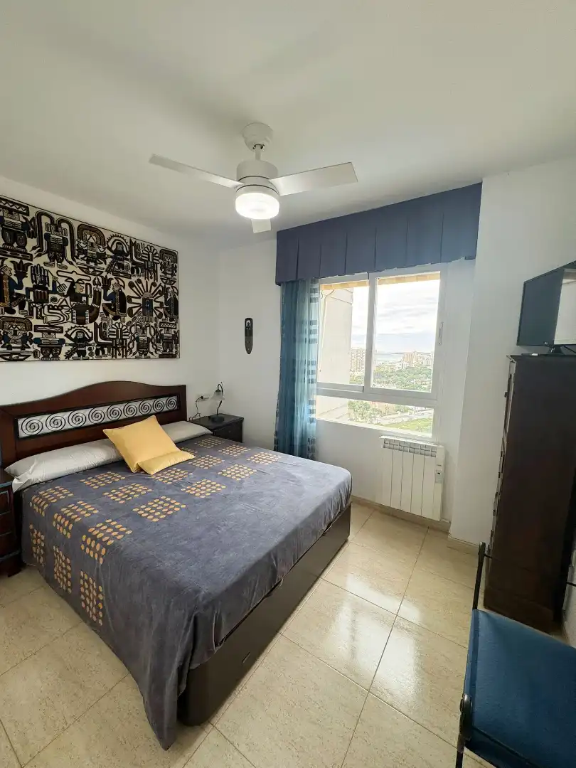 Bedroom of Apartments for rent in El Campello  with Heating, Terrace and Furnished
