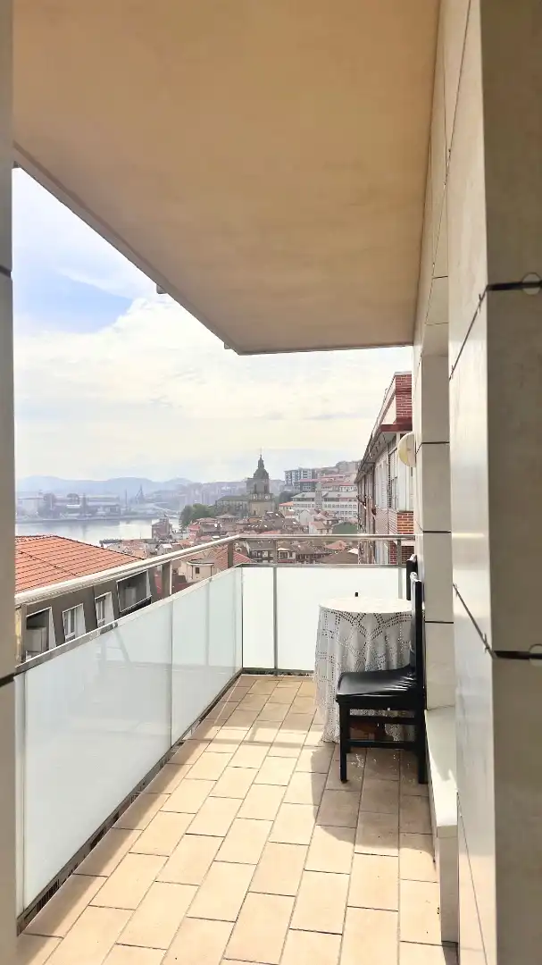 Terrasse von Wohnung zum Verkauf in Portugalete mit Heizung, Terrasse und Möbliert