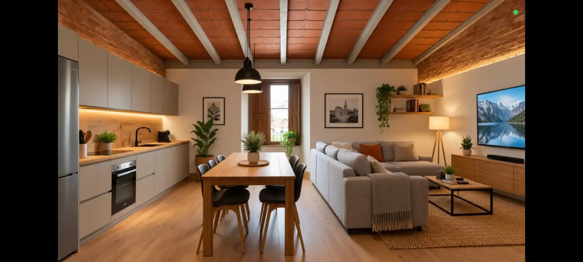 Sala de estar de Casa adosada en venta en Breda, Girona