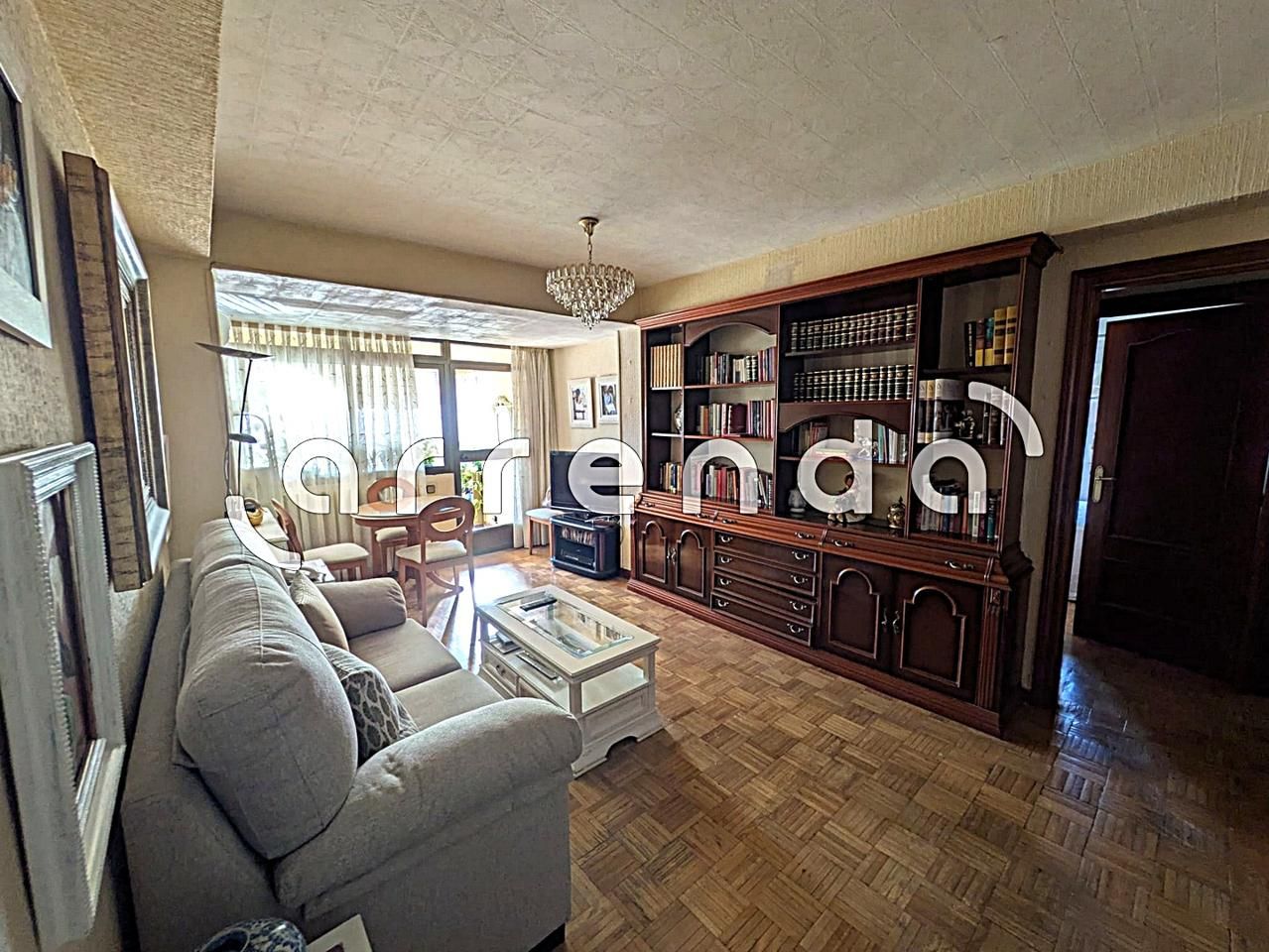 Living room of Flat for sale in  Madrid Capital  with Air Conditioner and Terrace