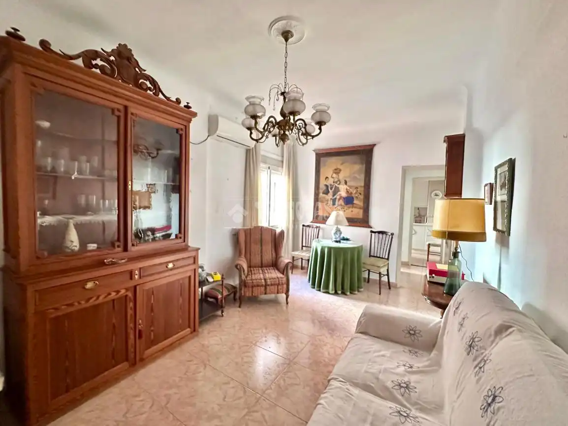 Sala d'estar de Pis en venda en Murcia amb Aire condicionat i Terrassa