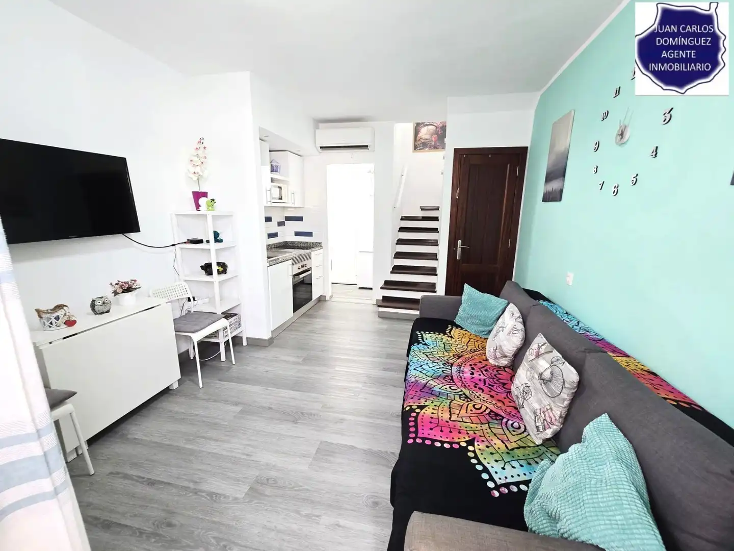 Living room of Houses for rent in San Bartolomé de Tirajana  with Air Conditioner, Terrace and Furnished
