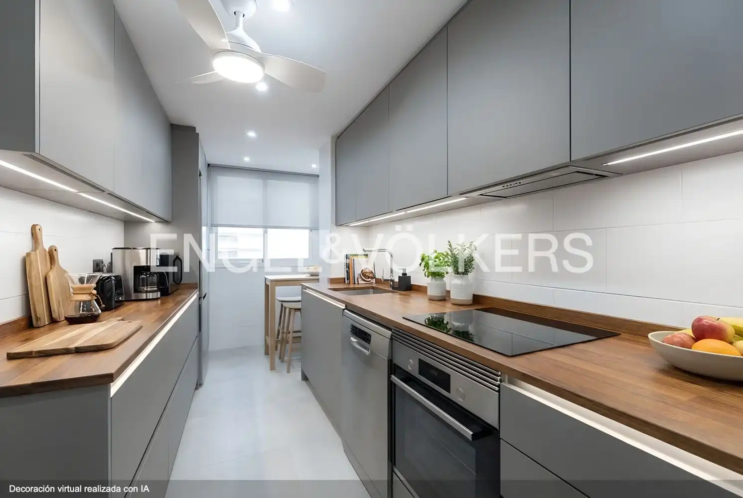 Kitchen of Flat for sale in Benicasim / Benicàssim  with Air Conditioner, Heating and Private garden