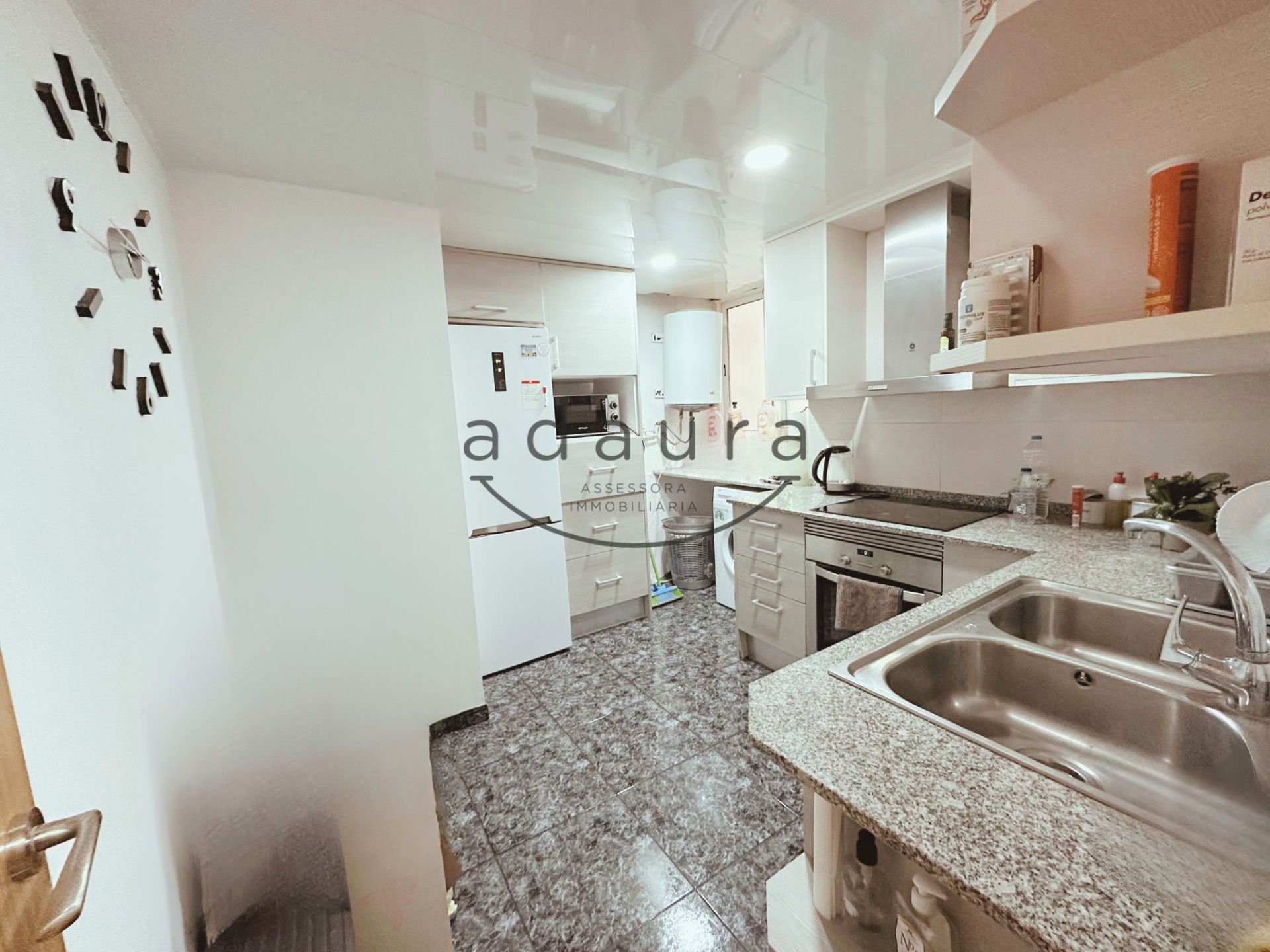 Kitchen of Flat for sale in Mataró  with Air Conditioner, Oven and Balcony