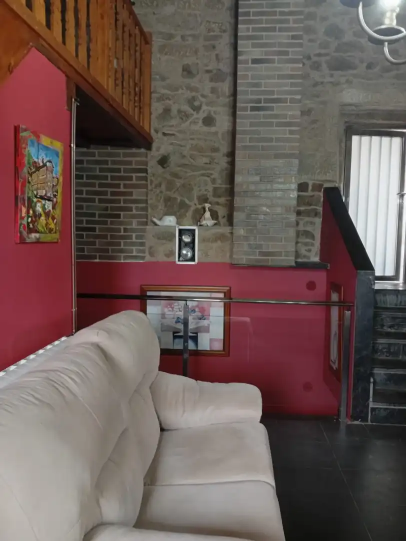 Sala d'estar de Casa o xalet en venda en Cerdedo amb Moblat, Forn i Rentadora