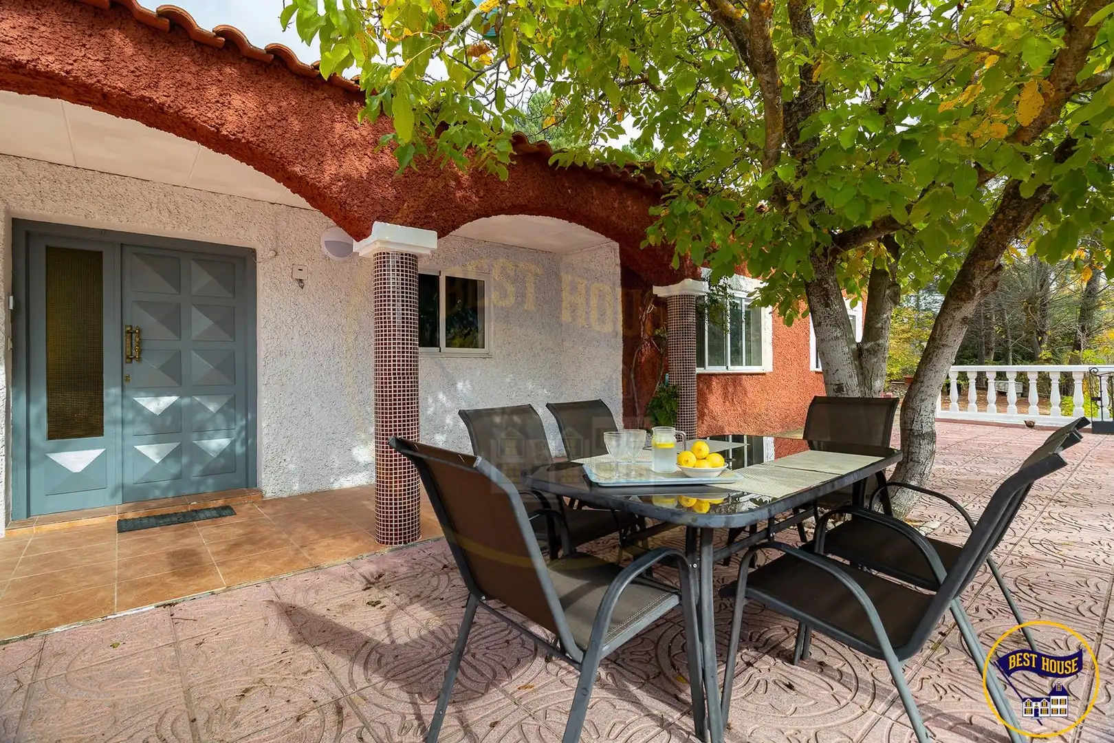 Terrace of Country homes for sale in Villalba de la Sierra  with Terrace and Storage room