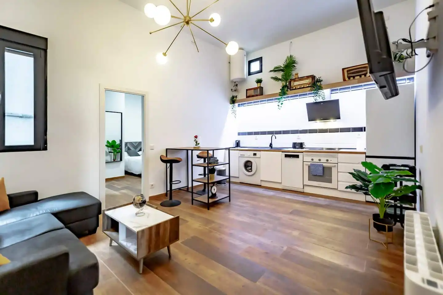 Küche von Wohnung zur Miete in Sevilla mit Terrasse, Möbliert und Internet
