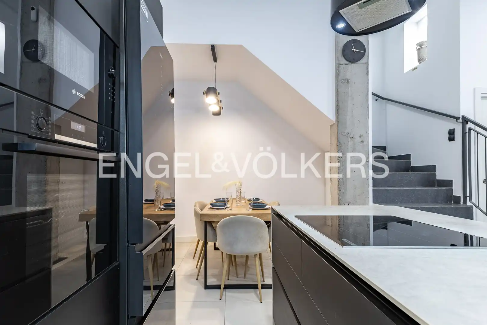 Cocina de Casa adosada en venta en Badalona con Aire acondicionado, Calefacción y Terraza