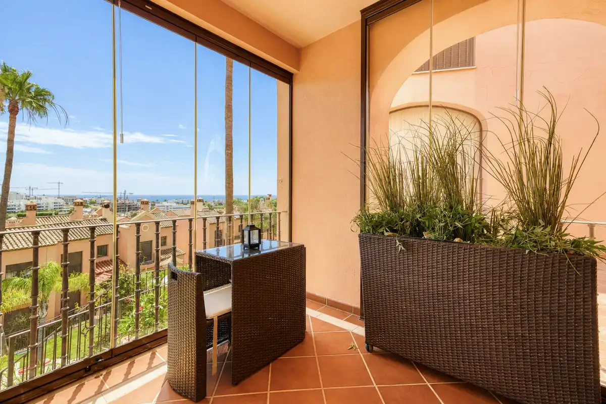 Terraza de Casa adosada en venta en Estepona con Aire acondicionado, Terraza y Alarma