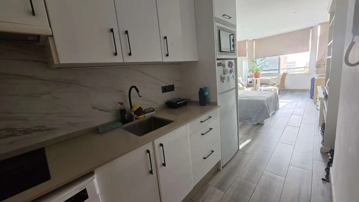 Kitchen of Study for rent in Torremolinos  with Air Conditioner, Heating and Furnished