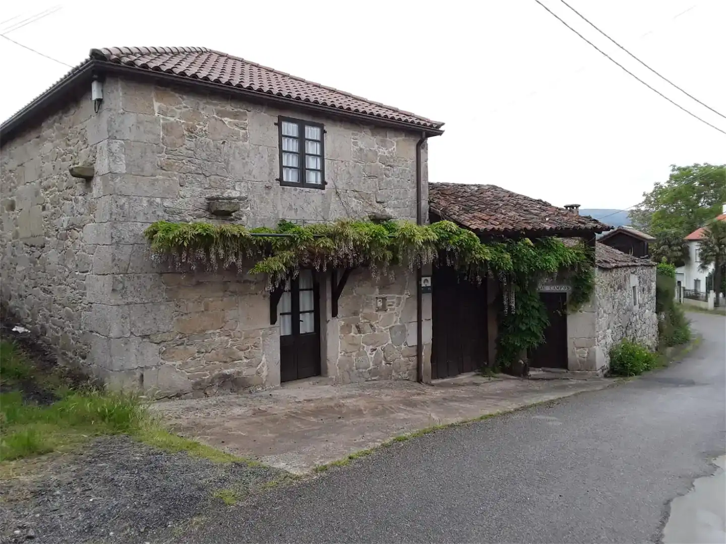 Vista exterior de Piso en venta en Silleda con Jardín privado, Parquet y Amueblado