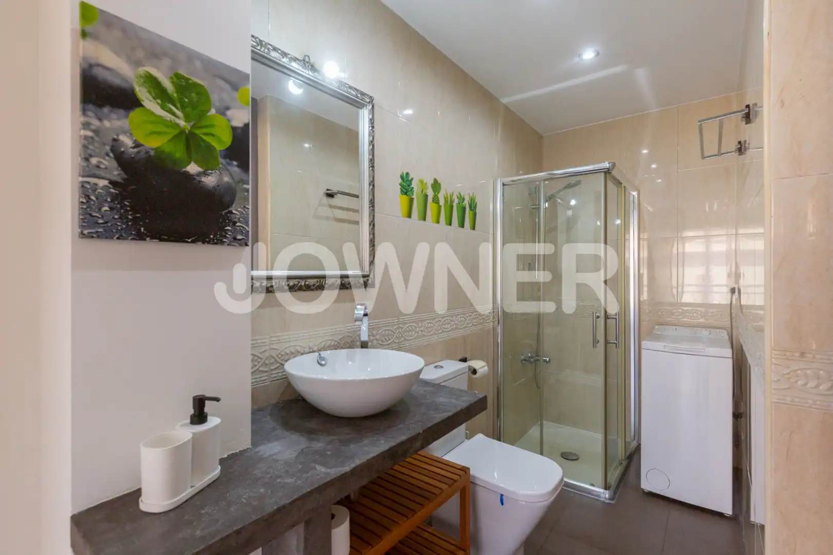 Badezimmer von Wohnung zur Miete in Madrid mit Klimaanlage, Heizung und Möbliert