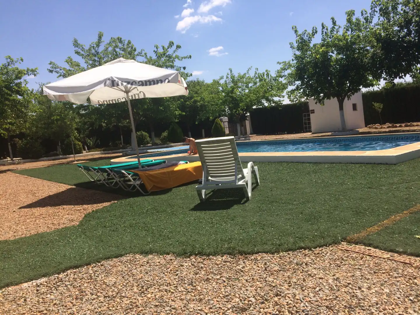 Piscina de Casa o chalet en venta en Villarrubia de los Ojos con Aire acondicionado, Calefacción y Jardín privado
