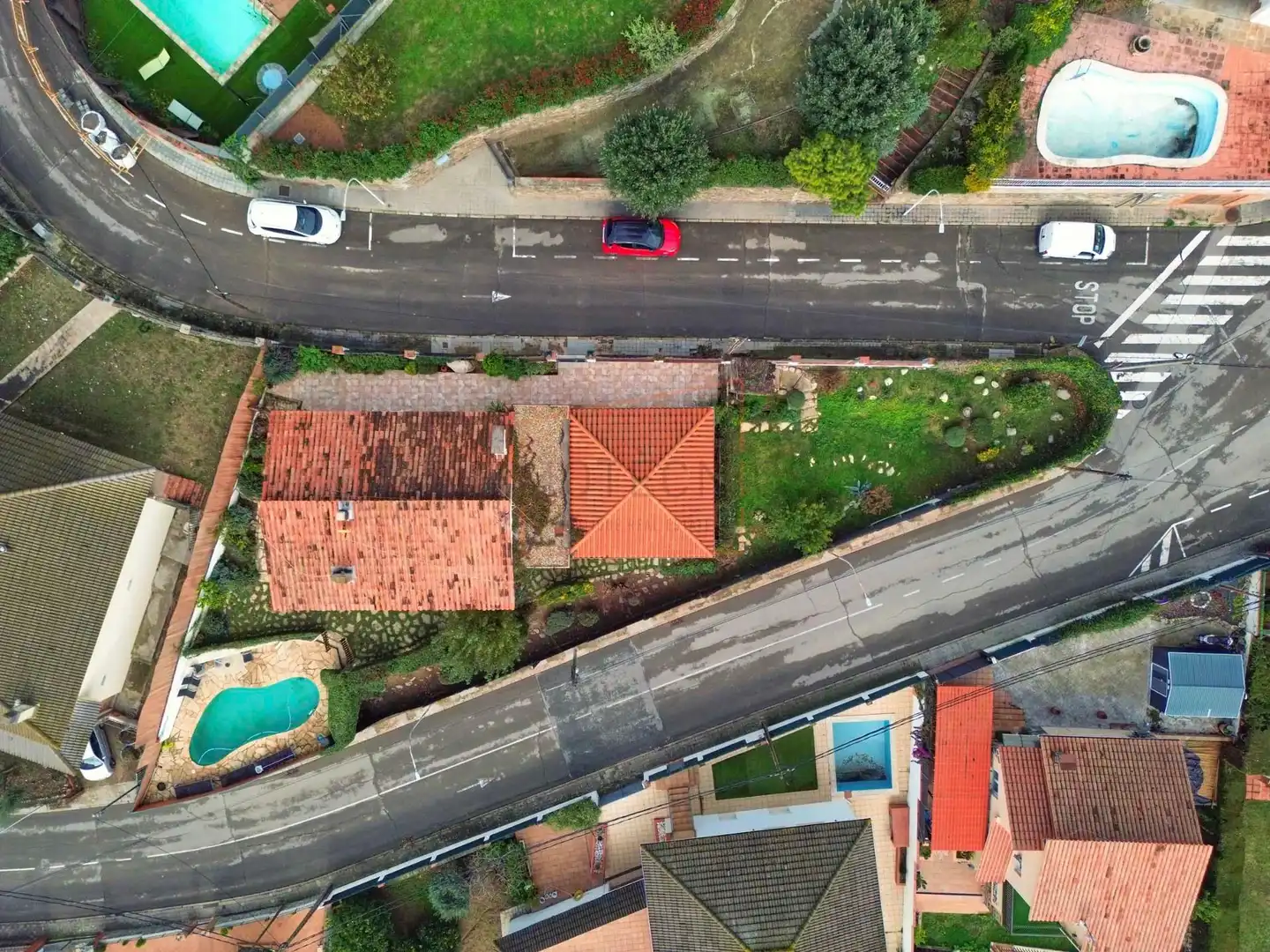 Vista exterior de Casa o xalet en venda en Les Franqueses del Vallès amb Aire condicionat, Jardí privat i Terrassa