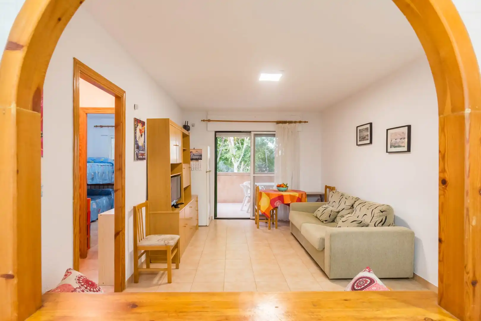 Living room of Flat for sale in Los Alcázares  with Swimming Pool, Furnished and Oven