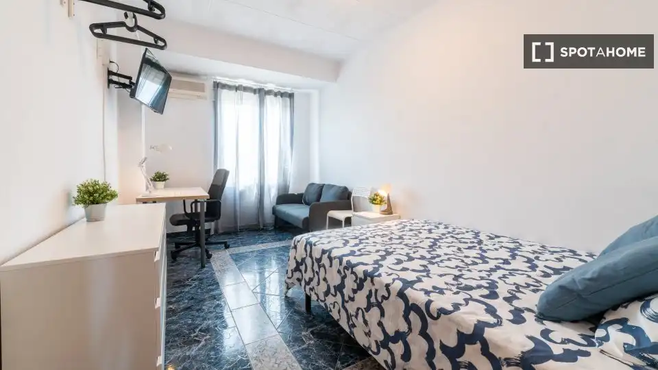 Habitación de Piso para compartir en Massamagrell con Aire acondicionado, Calefacción y Amueblado