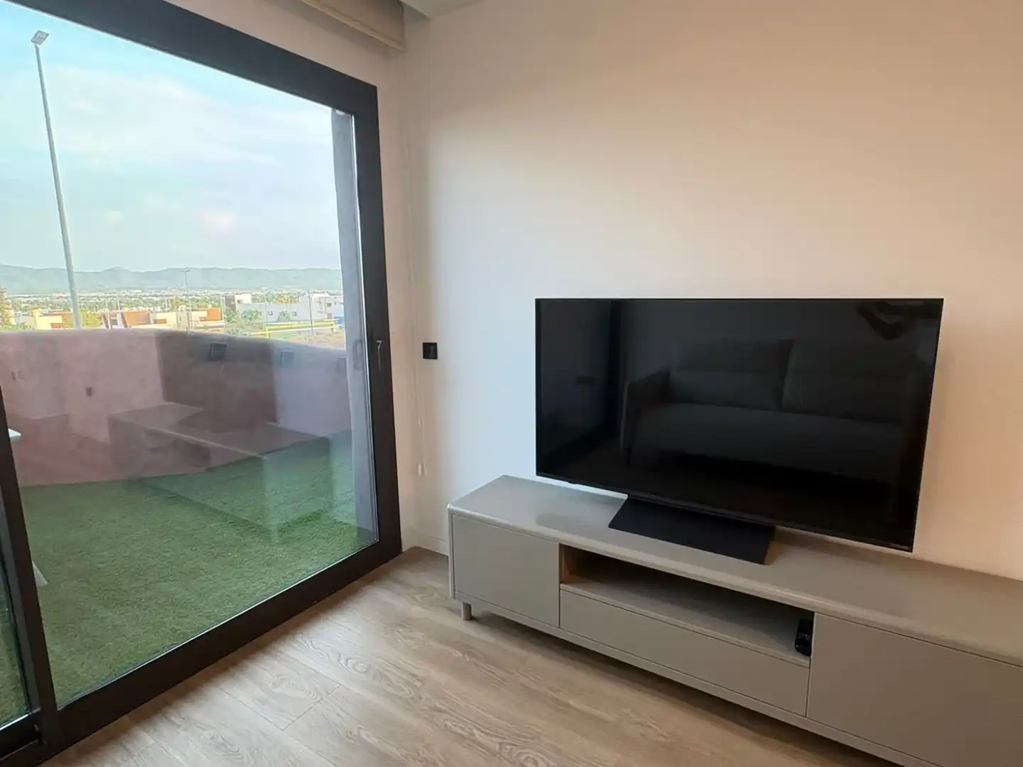 Wohnzimmer von Wohnung zur Miete in Murcia mit Klimaanlage, Heizung und Terrasse