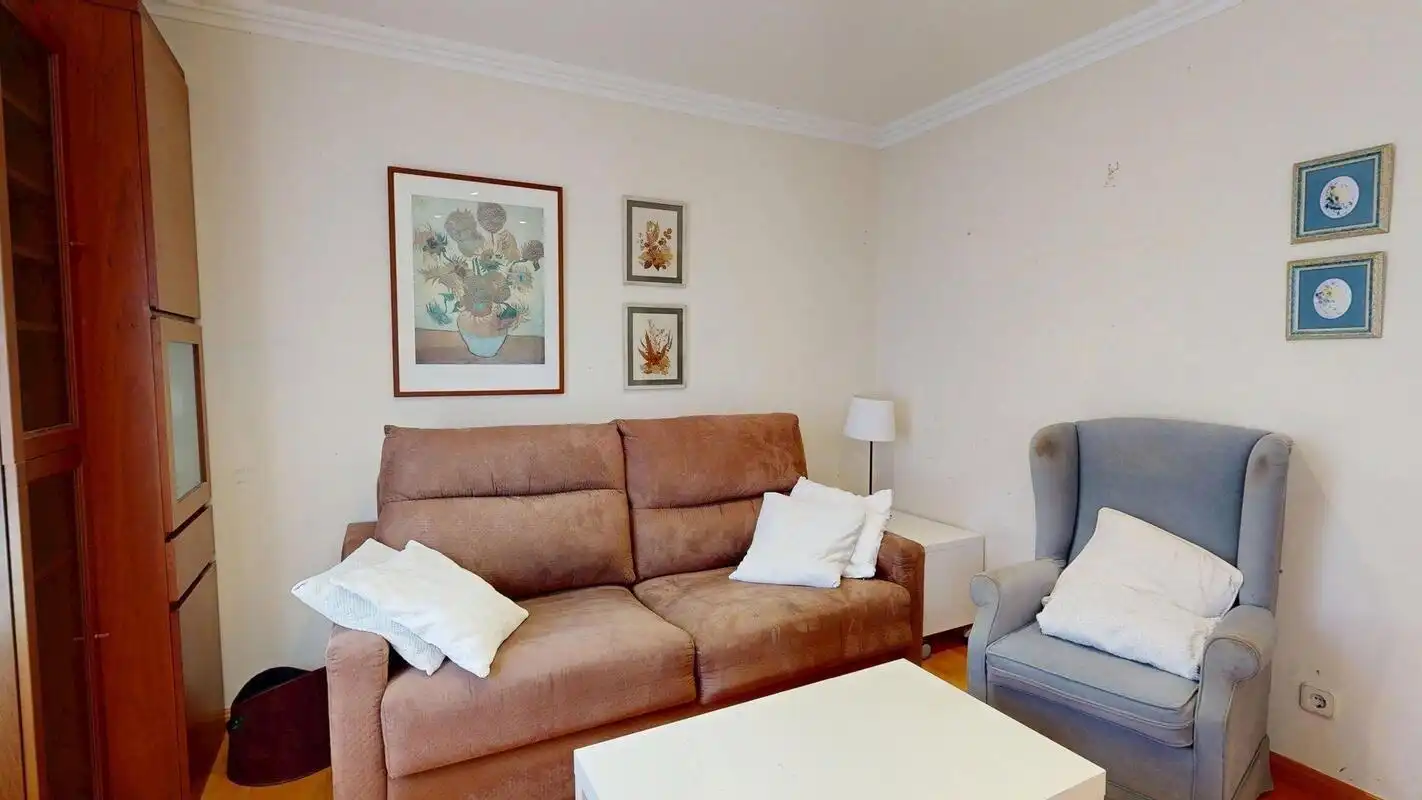 Wohnzimmer von Wohnung zum Verkauf in Zaragoza mit Klimaanlage und Heizung