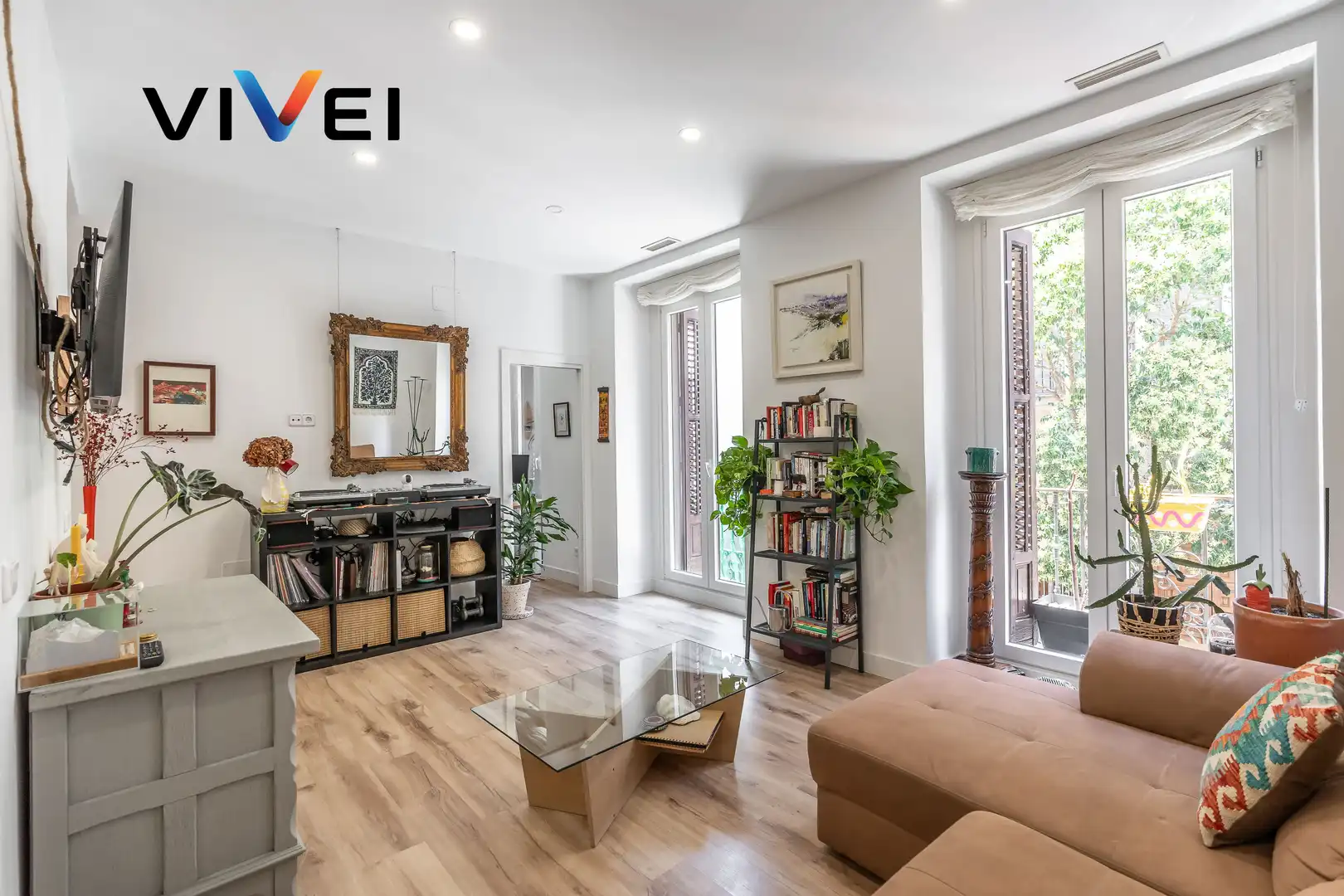 Living room of Flat for sale in Madrid  with Balcony