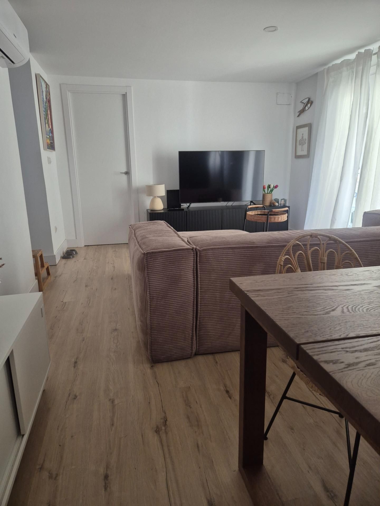 Living room of Flat for rent in  Sevilla Capital  with Air Conditioner, Furnished and Balcony