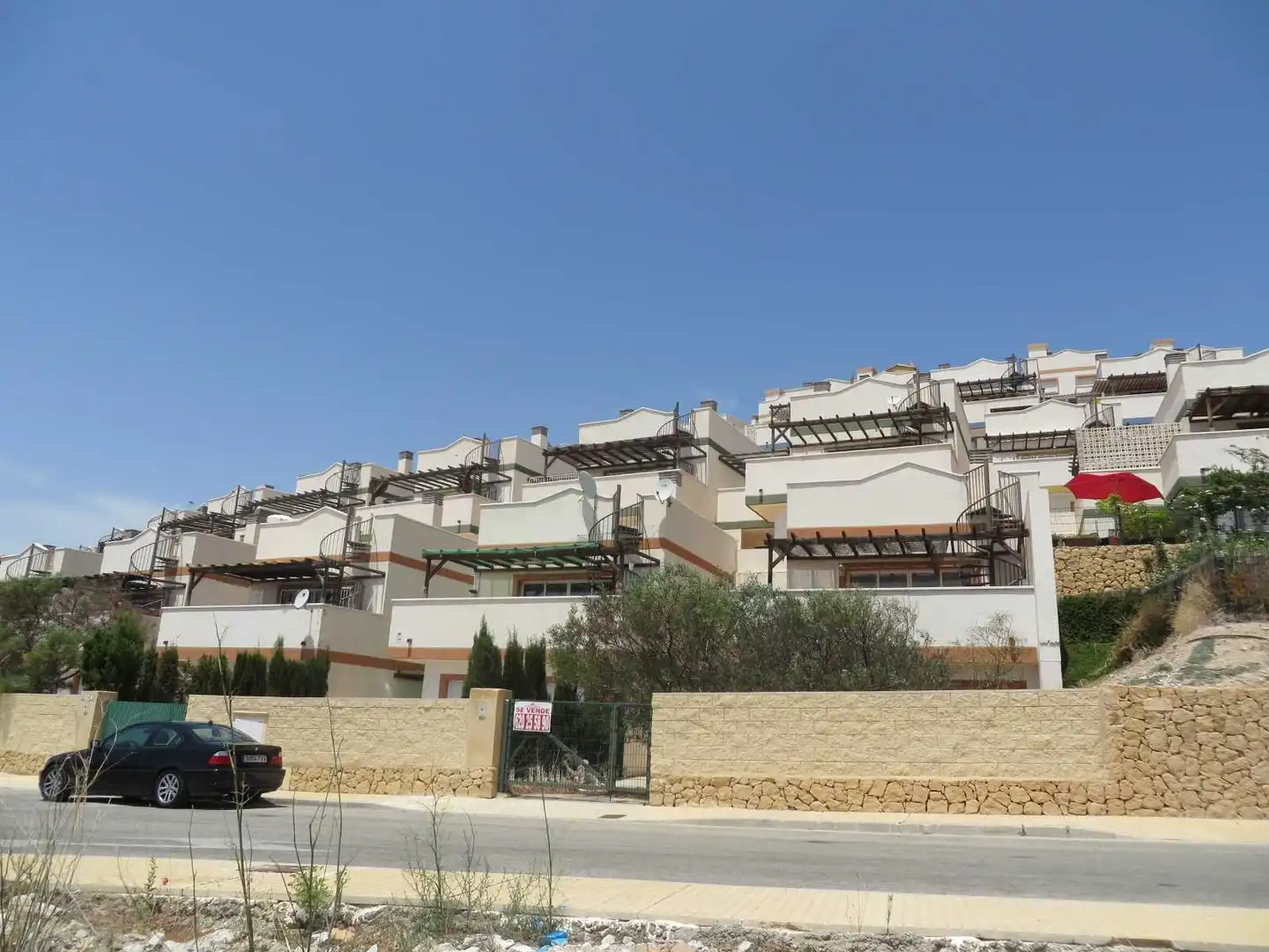 Vista exterior de Piso en venta en Finestrat