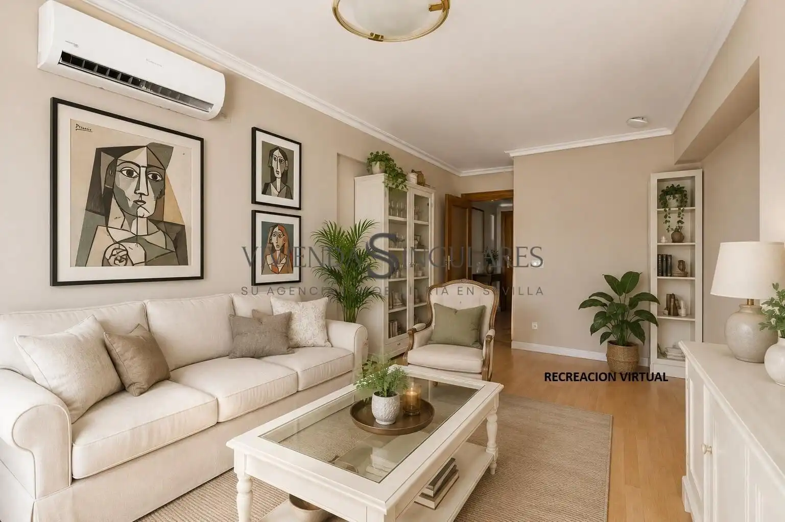 Sala de estar de Piso en venta en Sevilla con Aire acondicionado y Calefacción