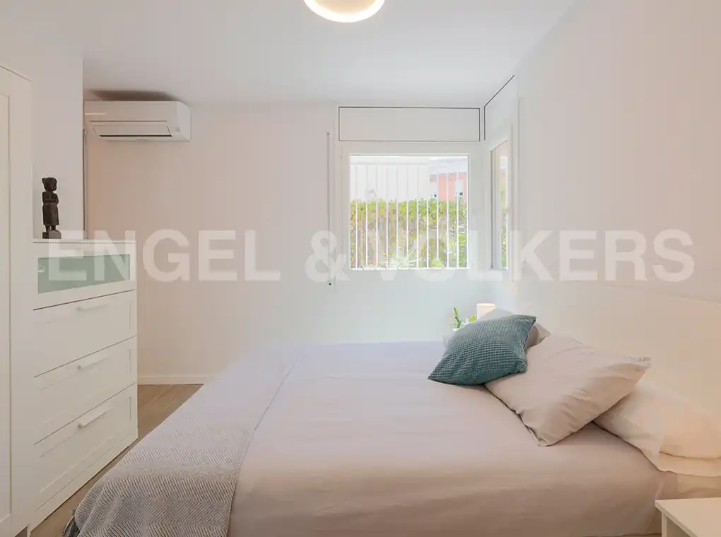 Habitación de Piso de alquiler en Barcelona con Aire acondicionado, Calefacción y Jardín privado