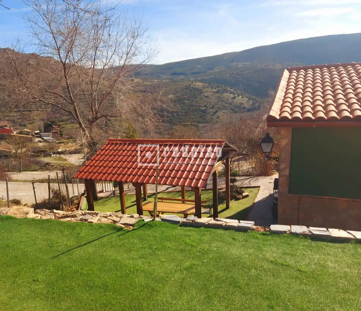 Jardín de Casa o chalet en venta en Santa María de la Alameda con Aire acondicionado, Calefacción y Trastero