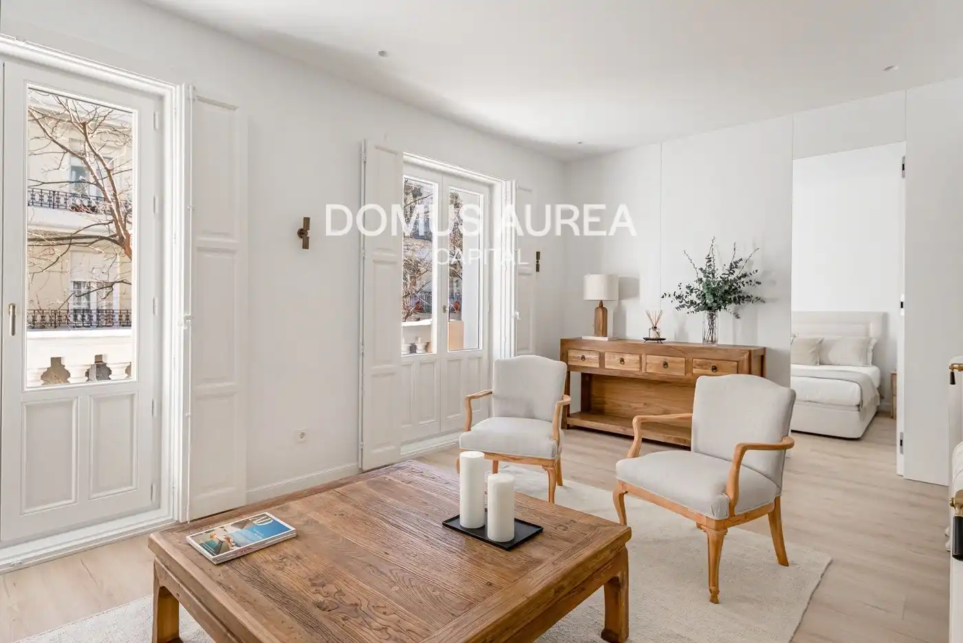 Sala de estar de Piso en venta en Madrid con Aire acondicionado, Calefacción y Parquet