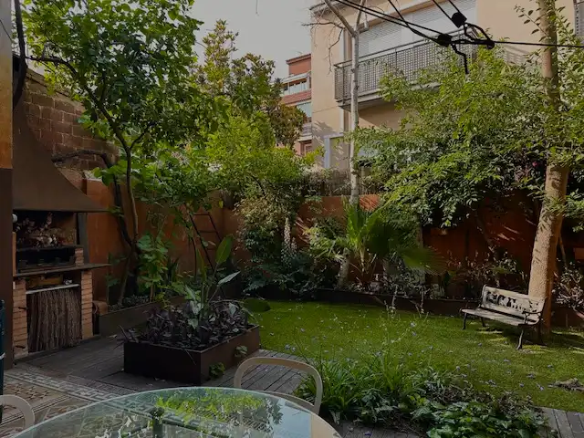 Jardín de Casa o chalet de alquiler en Barcelona con Aire acondicionado, Calefacción y Jardín privado