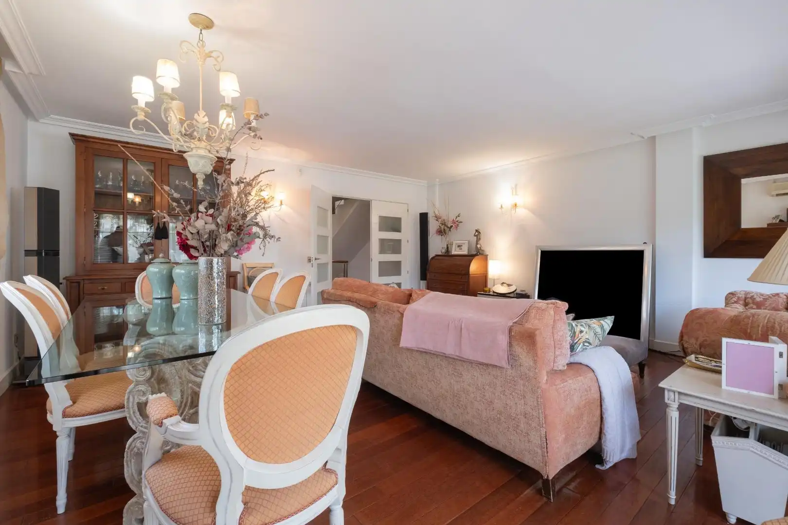 Sala de estar de Casa adosada en venta en Salou con Aire acondicionado, Jardín privado y Parquet