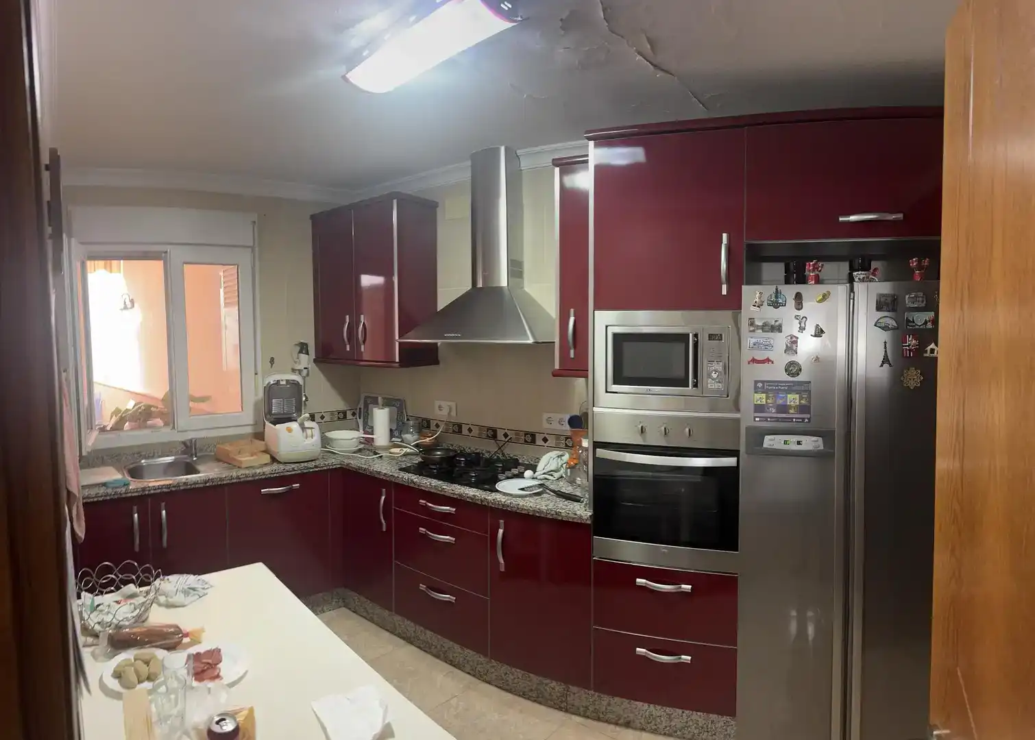 Cocina de Casa adosada en venta en Monesterio con Parquet, Amueblado y Horno