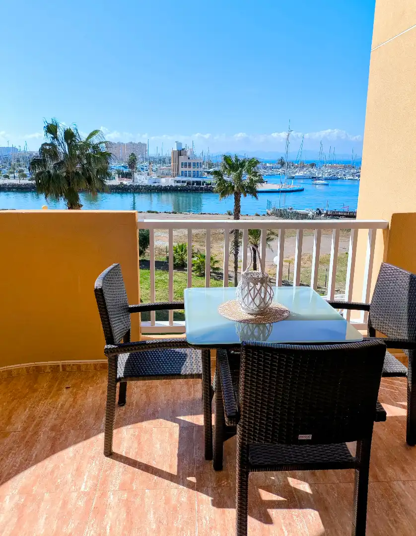 Balcony of Apartments for sale in La Manga del Mar Menor  with Air Conditioner, Heating and Terrace