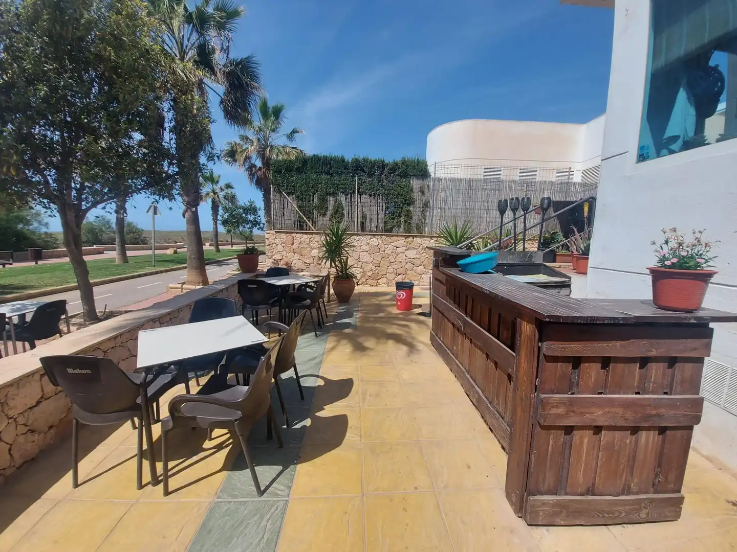 Terrasse von Geschaftsraum zur Miete in El Ejido mit Klimaanlage und Terrasse