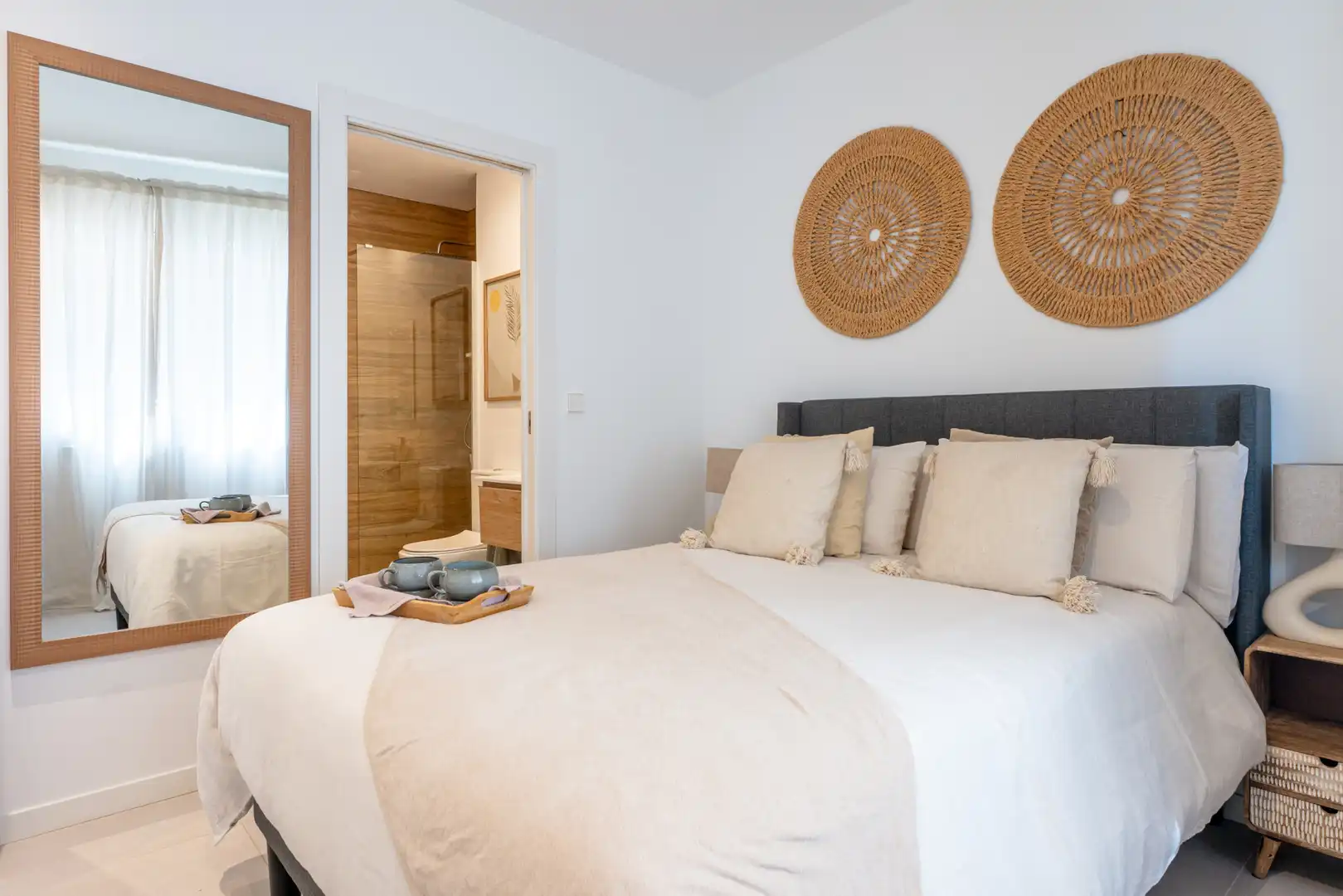 Schlafzimmer von Wohnung zum Verkauf in Eivissa mit Klimaanlage, Heizung und Privatgarten