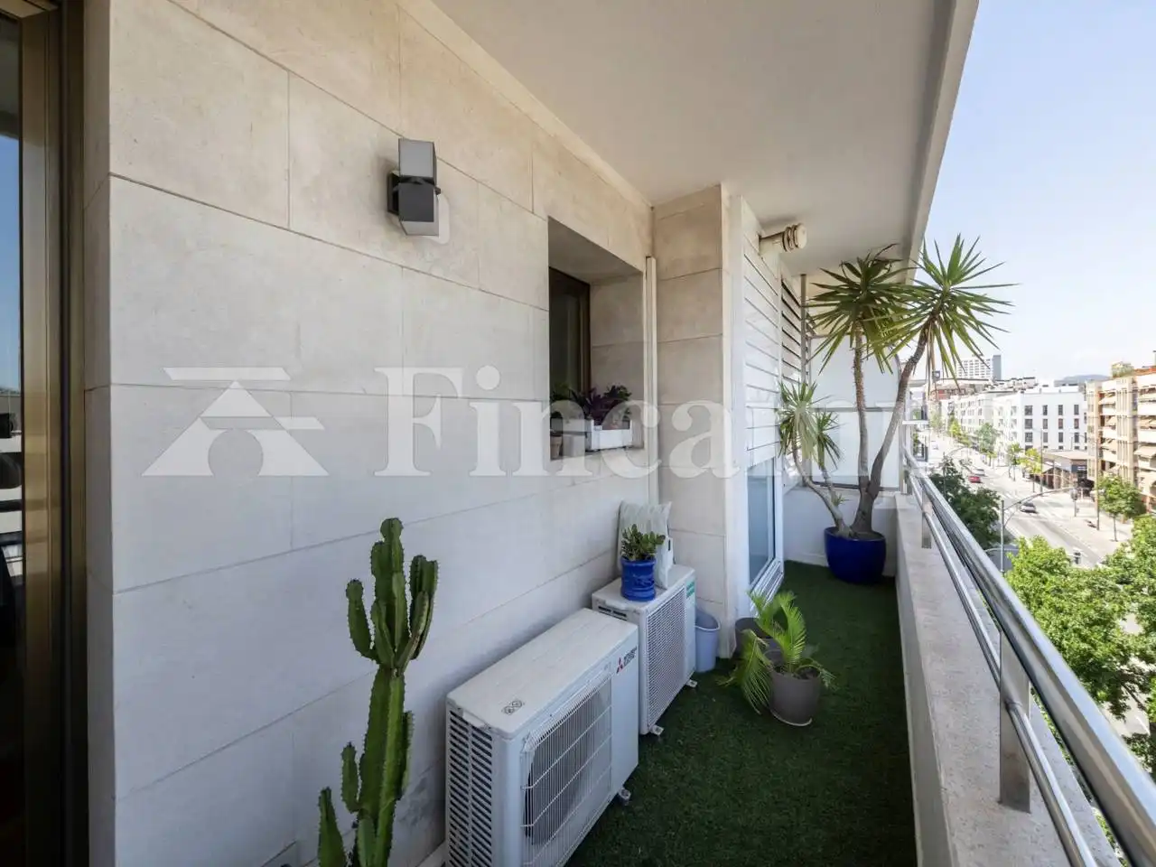 Balcony of Attic for sale in Sabadell  with Air Conditioner, Heating and Parquet flooring