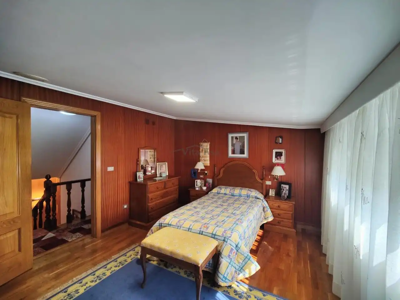 Bedroom of Houses for sale in Ourense Capital   with Heating, Private garden and Swimming Pool