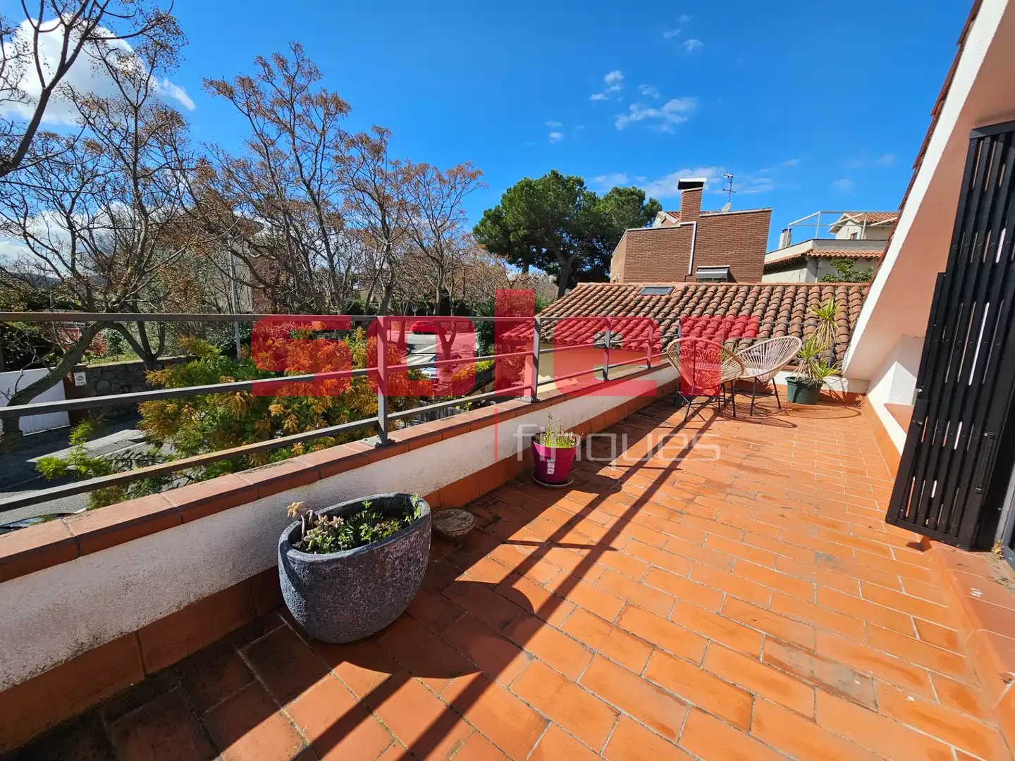 Terraza de Casa o chalet en venta en Sant Cugat del Vallès con Aire acondicionado, Calefacción y Jardín privado