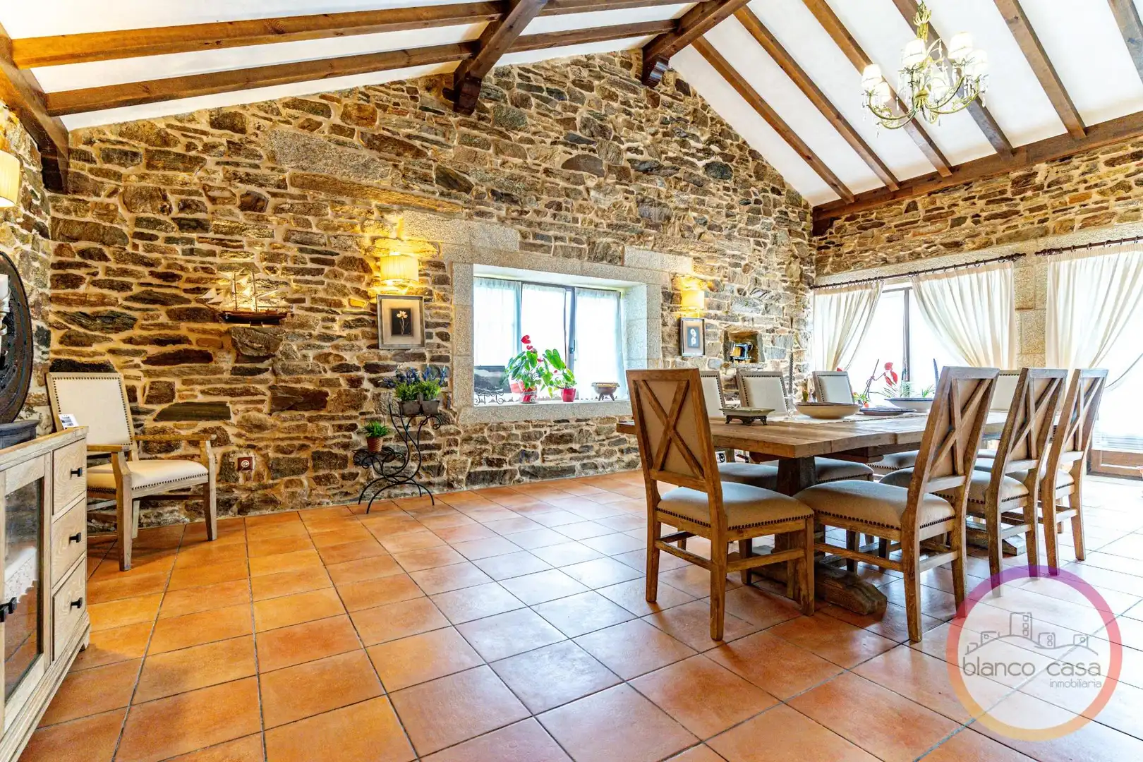 Comedor de Casa o chalet en venta en Malpica de Bergantiños con Amueblado y Balcón