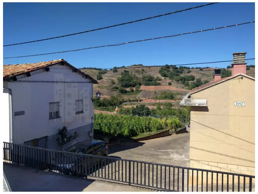 Vista exterior de Casa o chalet en venta en Villaverde de Rioja con Jardín privado y Balcón