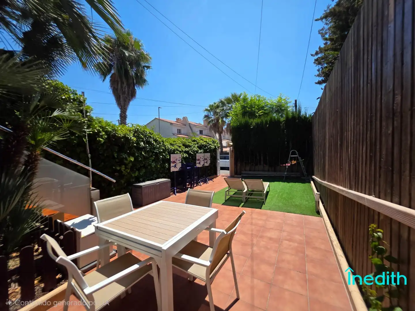 Terraza de Casa o chalet en venta en Sant Pere de Ribes con Aire acondicionado, Calefacción y Jardín privado