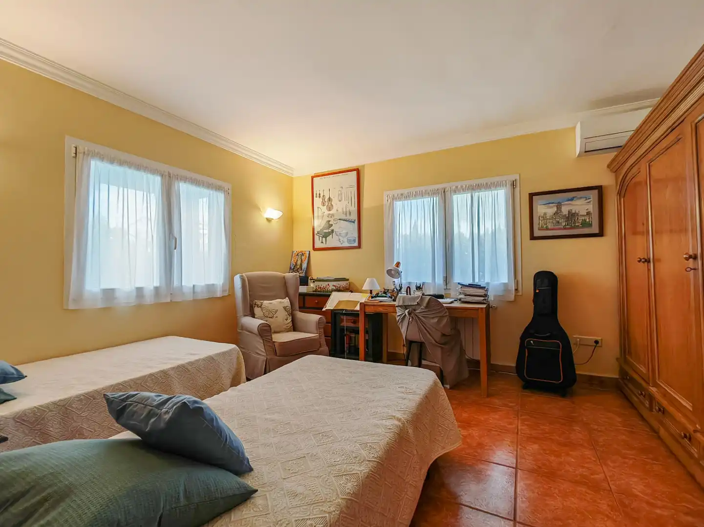 Bedroom of Houses for sale in Dénia  with Air Conditioner, Heating and Private garden