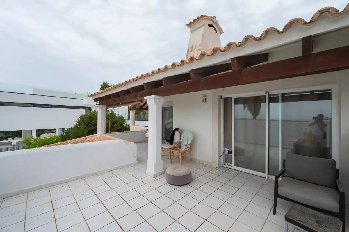 Terrassa de Casa o xalet en venda en Sant Josep de sa Talaia amb Calefacció, Jardí privat i Terrassa