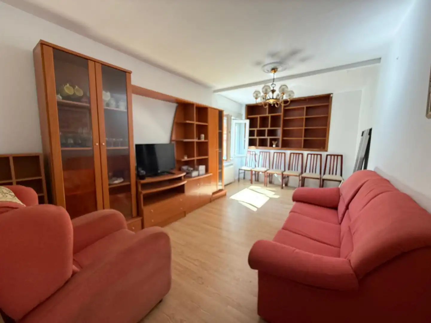 Sala d'estar de Pis en venda en Corvera de Asturias amb Calefacció, Parquet i Terrassa