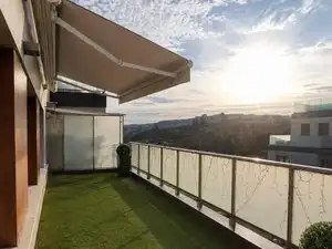 Terrace of Flat for rent in Gijón   with Heating, Parquet flooring and Terrace